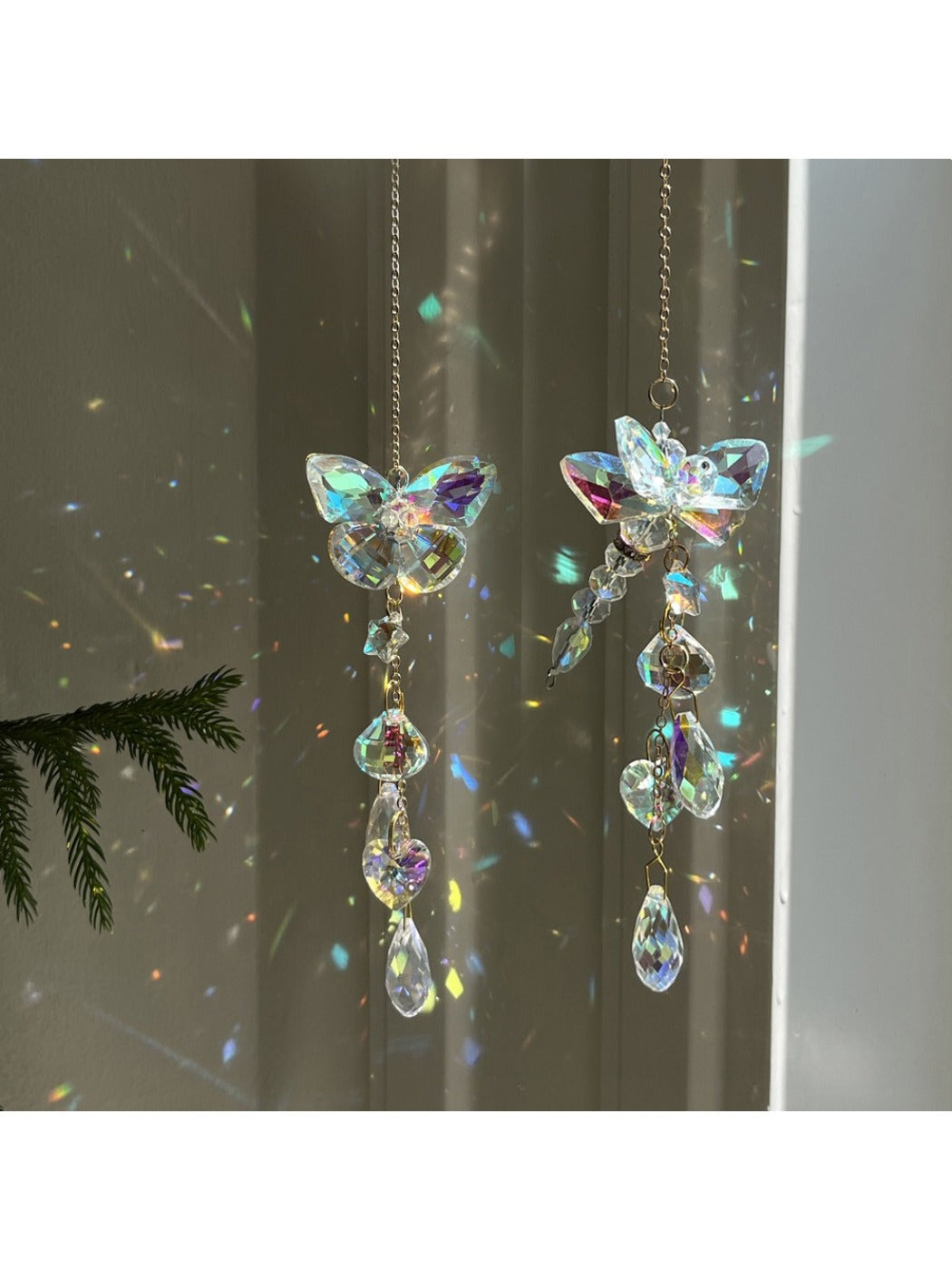 Somnira Shine Butterfly Dream Catcher with intricate butterfly design and hanging feathers