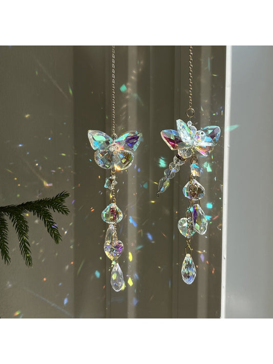 Somnira Shine Butterfly Dream Catcher with intricate butterfly design and hanging feathers
