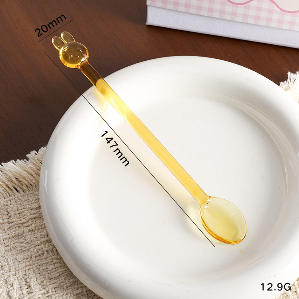 Glasira - Cute Rabbit Design Long Handle Coffee Spoon