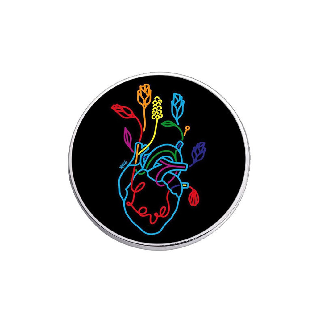 Pinori - Art Round Decorative Lapel Pin