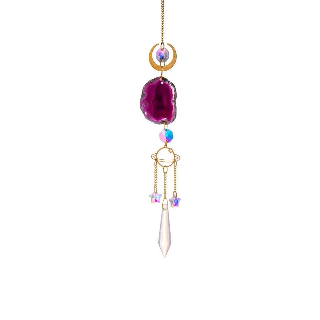 Somnira - Geometric Prism Window Hanging Suncatcher