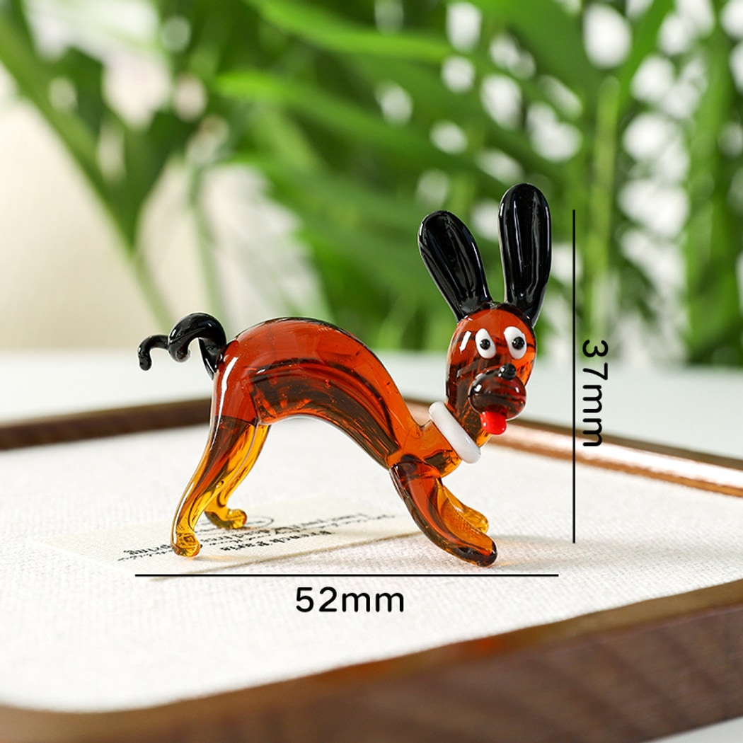 Glasira - Playful Dog Shape Desk Ornament
