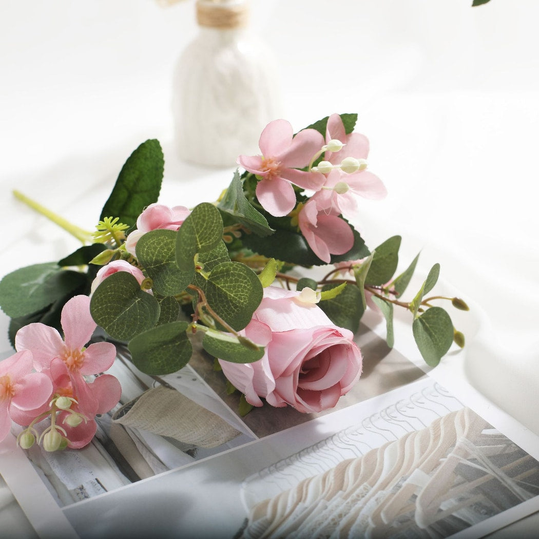 Roselle - Artificial Rose Bouquet Table Decor Flowers