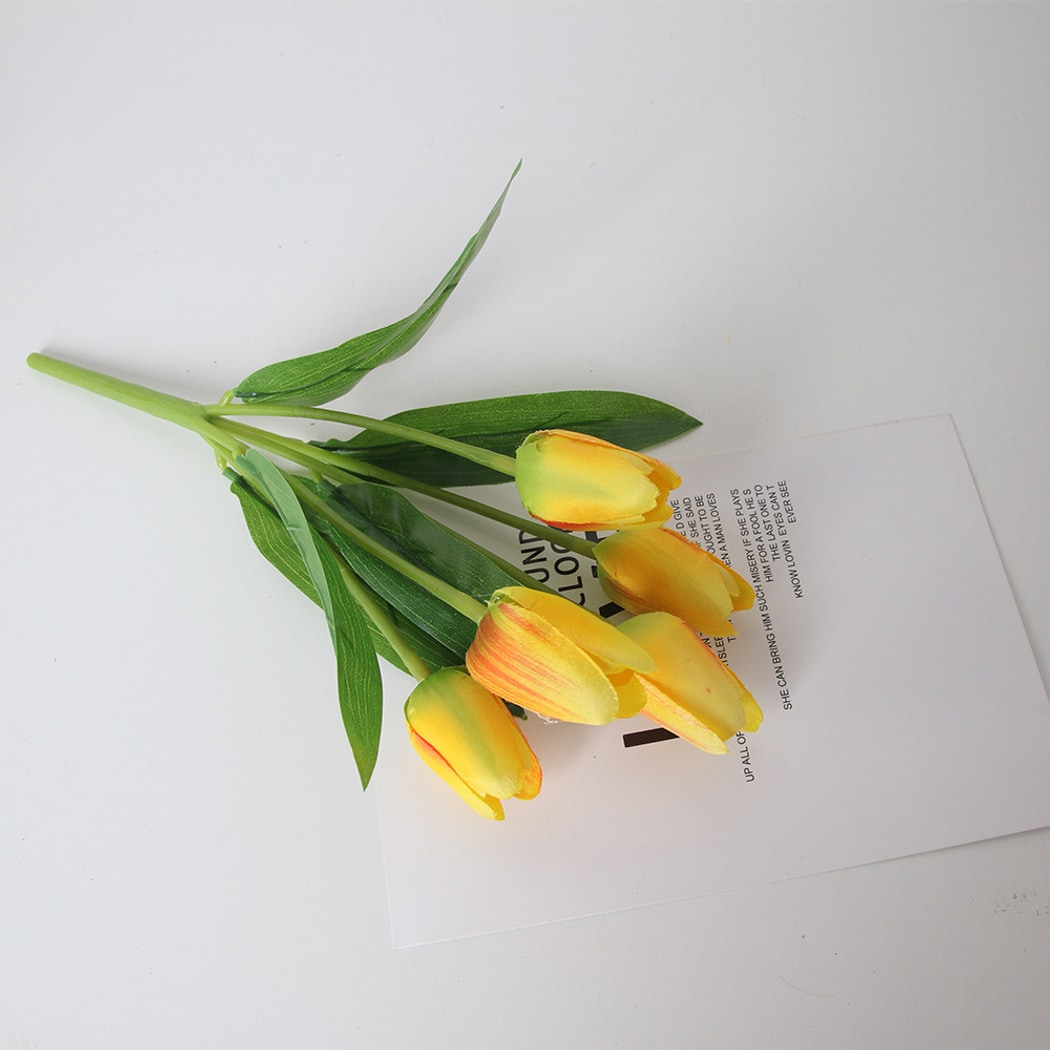 Roselle - Decorative Artificial Tulip Flower Bouquet