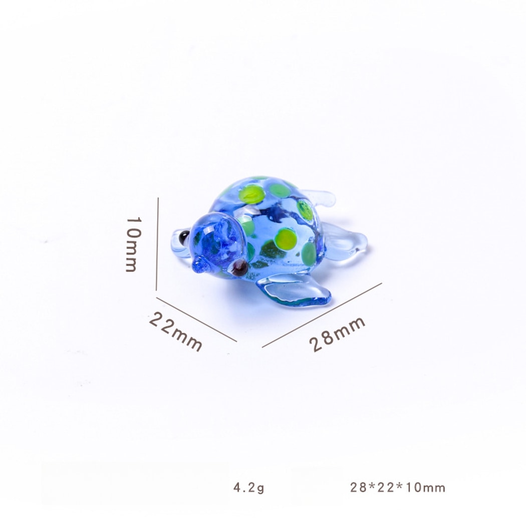 Glasira - Modern Simple Colorful Turtle Ornament