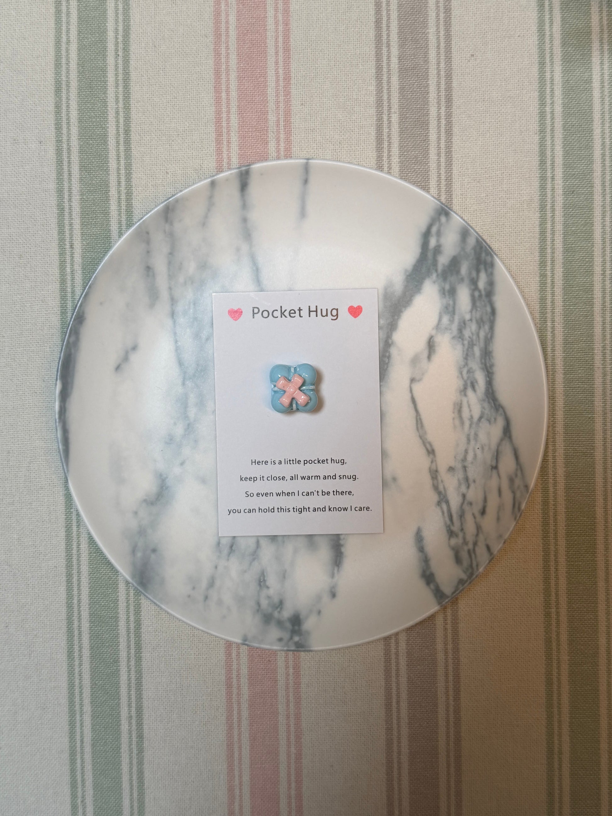 Taphug - Pocket Hug Gift Box pocket hug card and keepsake token view 7