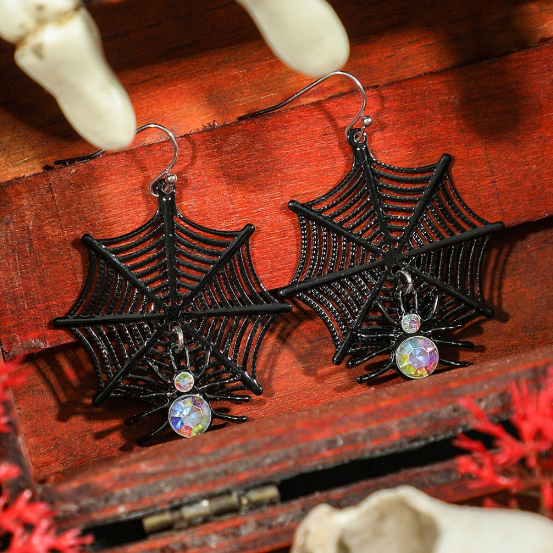 Halloween Spider Earrings