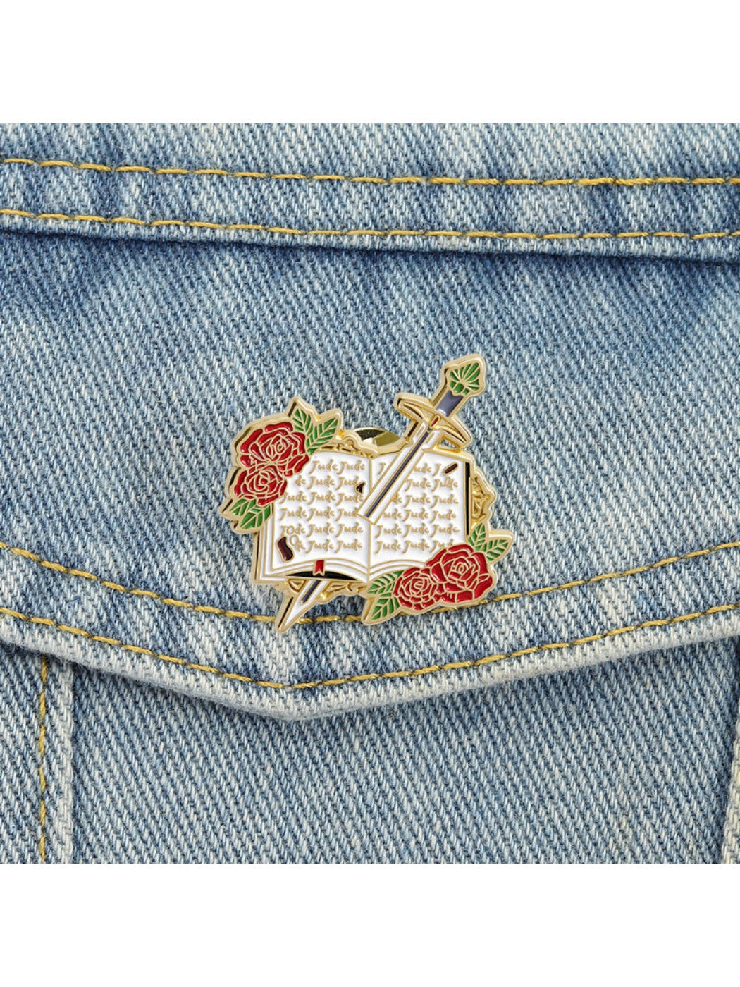 Pinori - Thorns and Written Vows Brooch