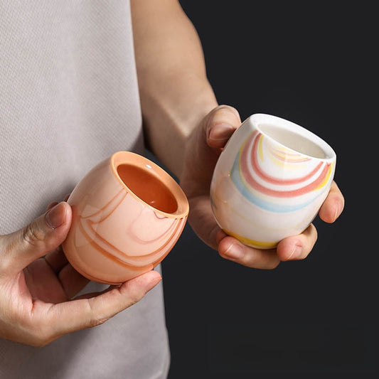 Mivora - Modern Marble Pattern Coffee Tasting Cup