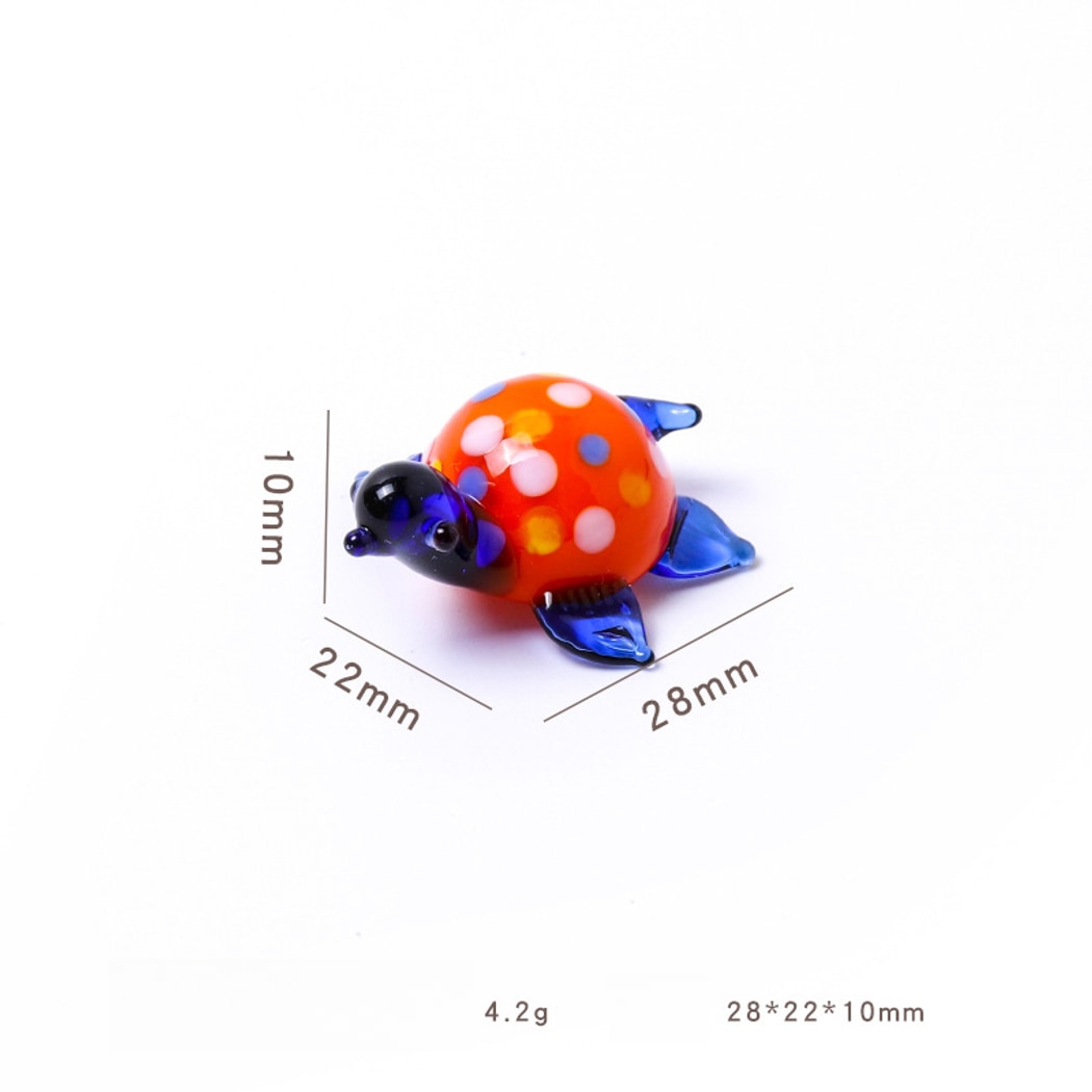 Glasira - Modern Simple Colorful Turtle Ornament