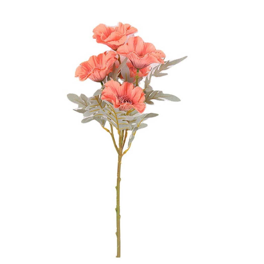 Roselle - Decorative Poppy Flower Artificial Bouquet