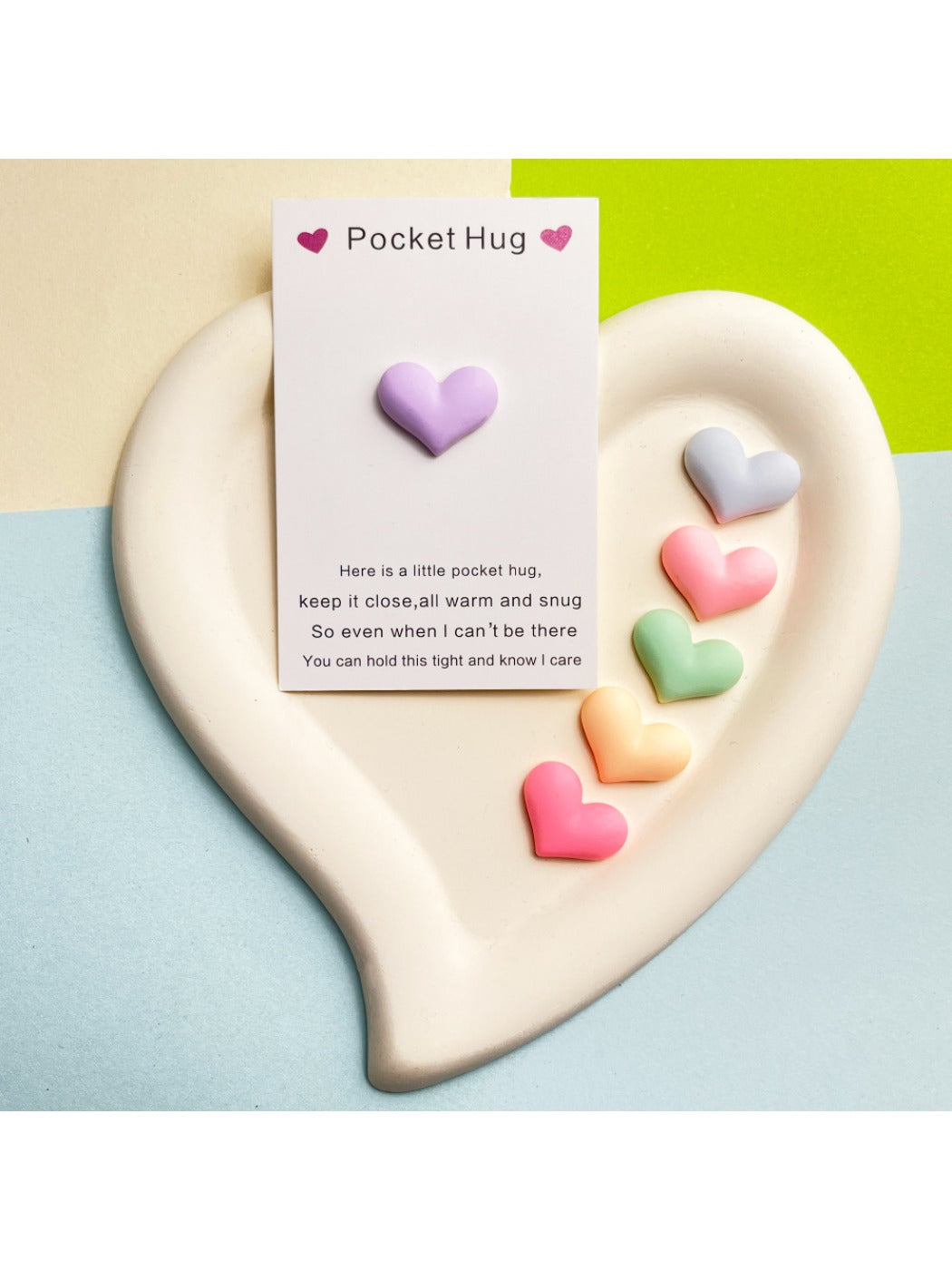 Taphug - Pocket Hug Macaron Color Heart