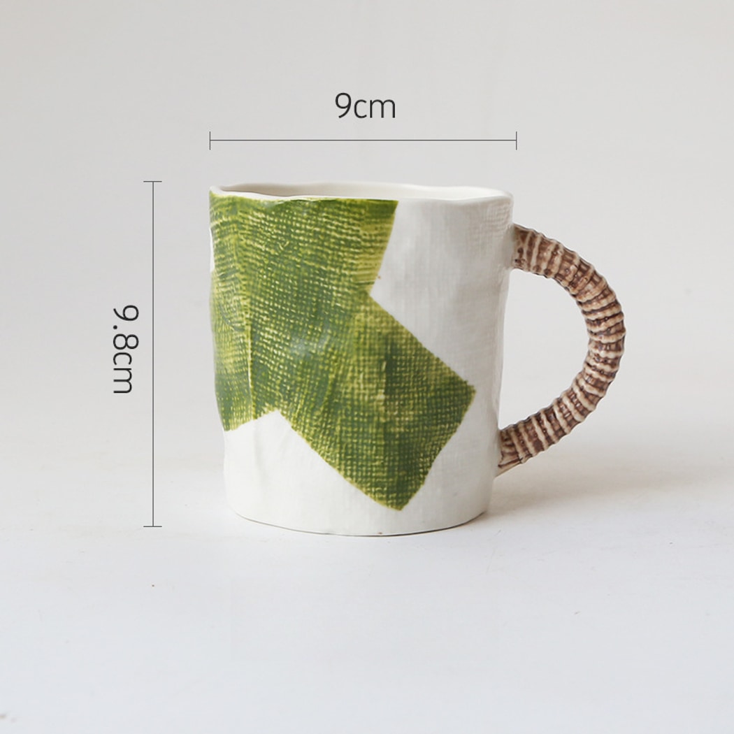 Mivora - Simple Style Color Block Mug