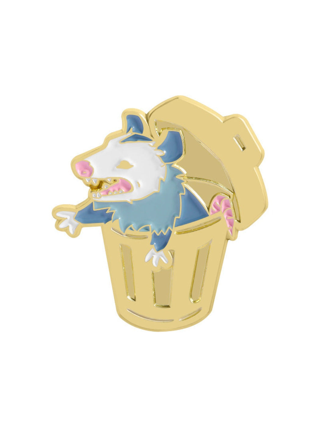 Pinori - Cute Raccoon Opossum Trash Animal Brooch