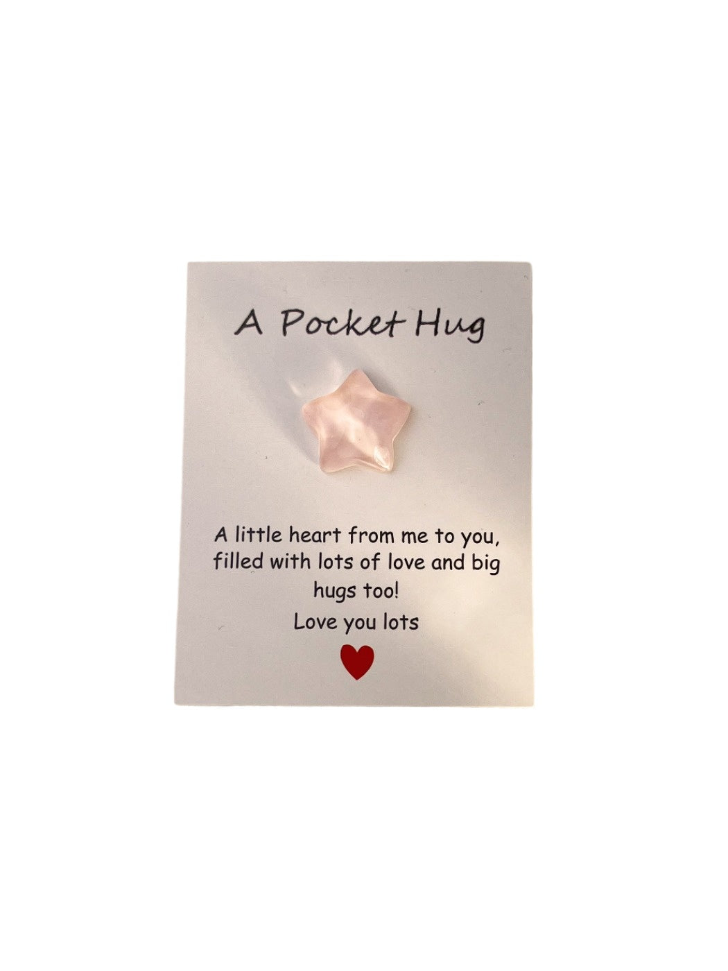 Taphug - Pocket Hug Transparent Cracked Star