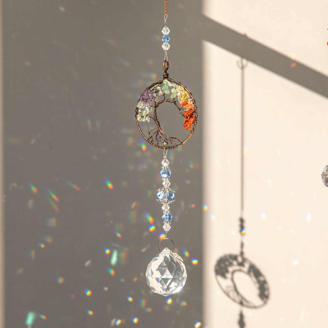 Somnira - Colorful Tree of Life Window Hanging Ornament