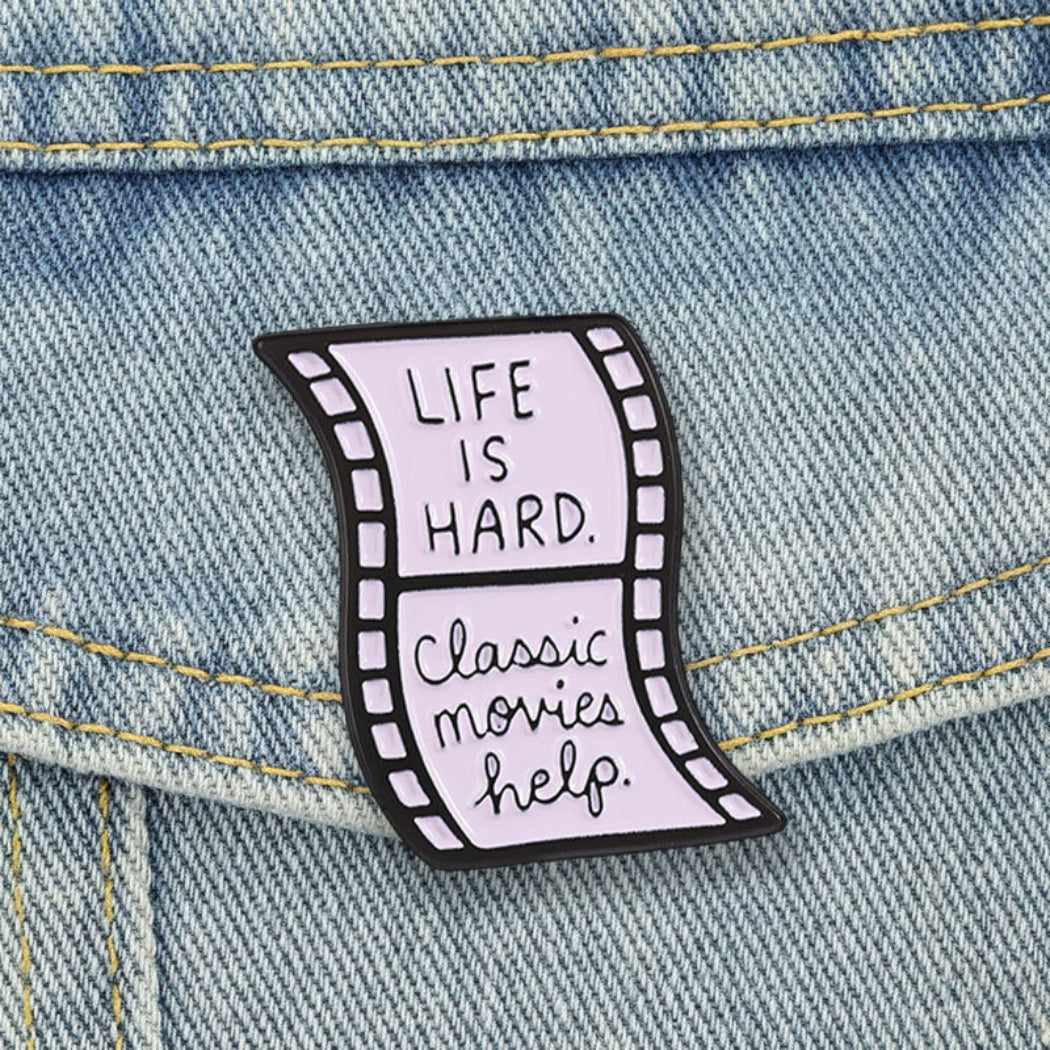 Pinori Movie Film Quote Enamel Pin