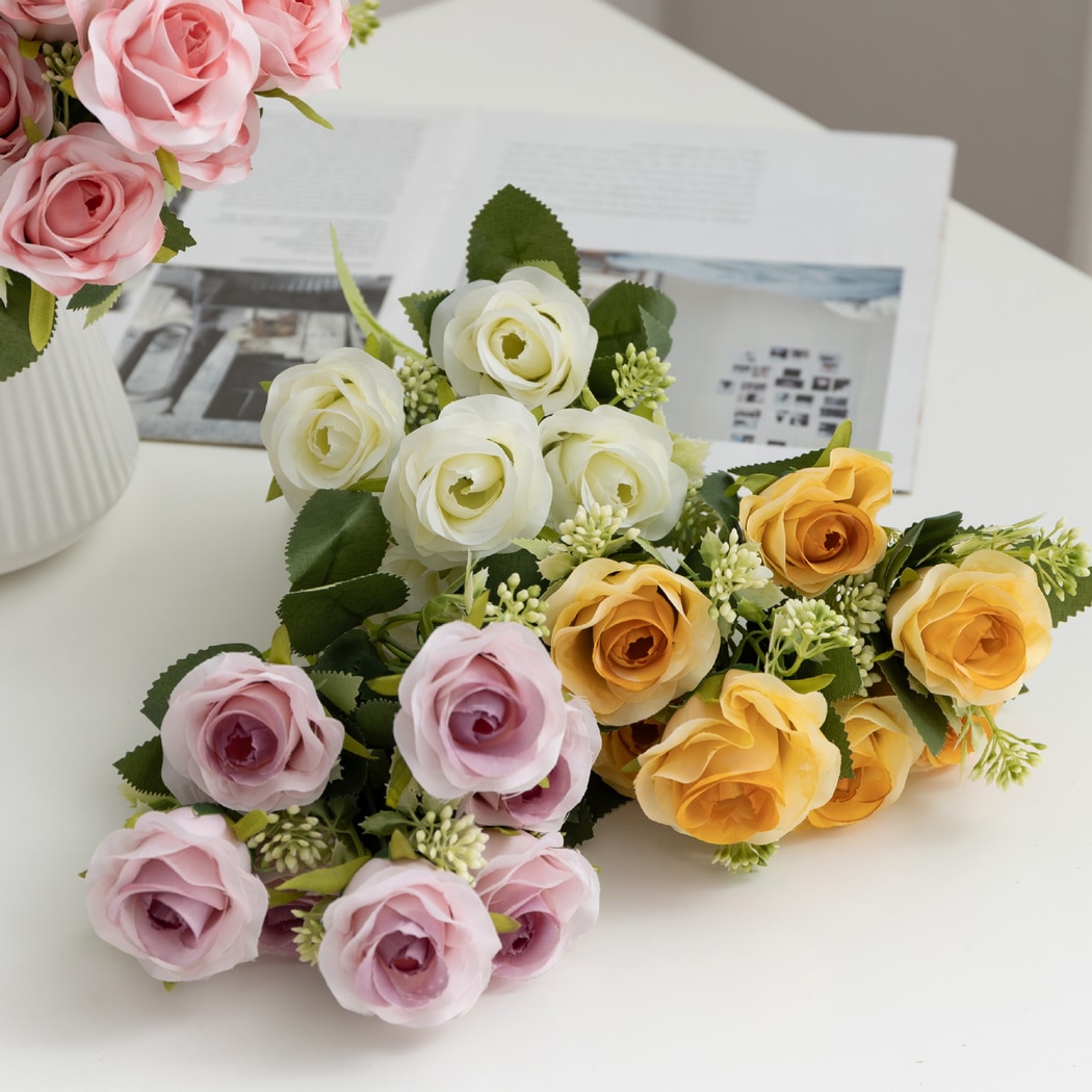 Roselle - Elegant Rose Flower Artificial Bouquet