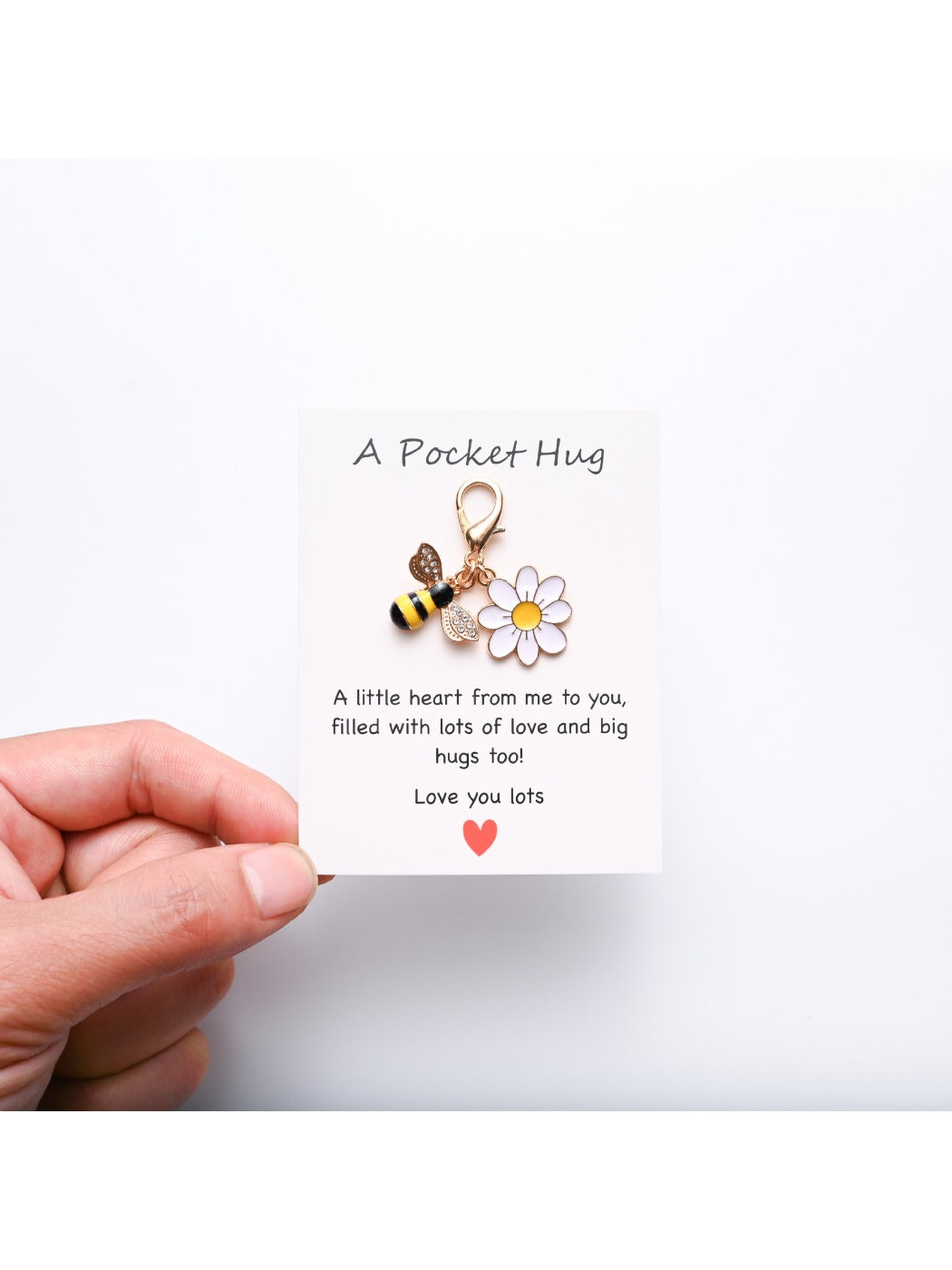 Taphug - Pocket Hug Insect Daisy Keychain
