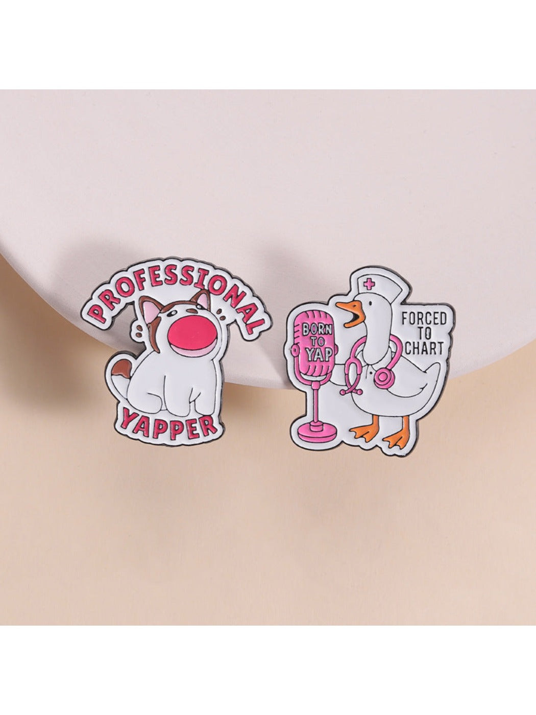 Pinori - Funny Animal Sound Mic Lapel Pin
