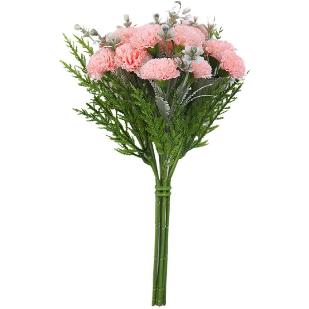 Roselle - Lush Artificial Carnation Bouquet