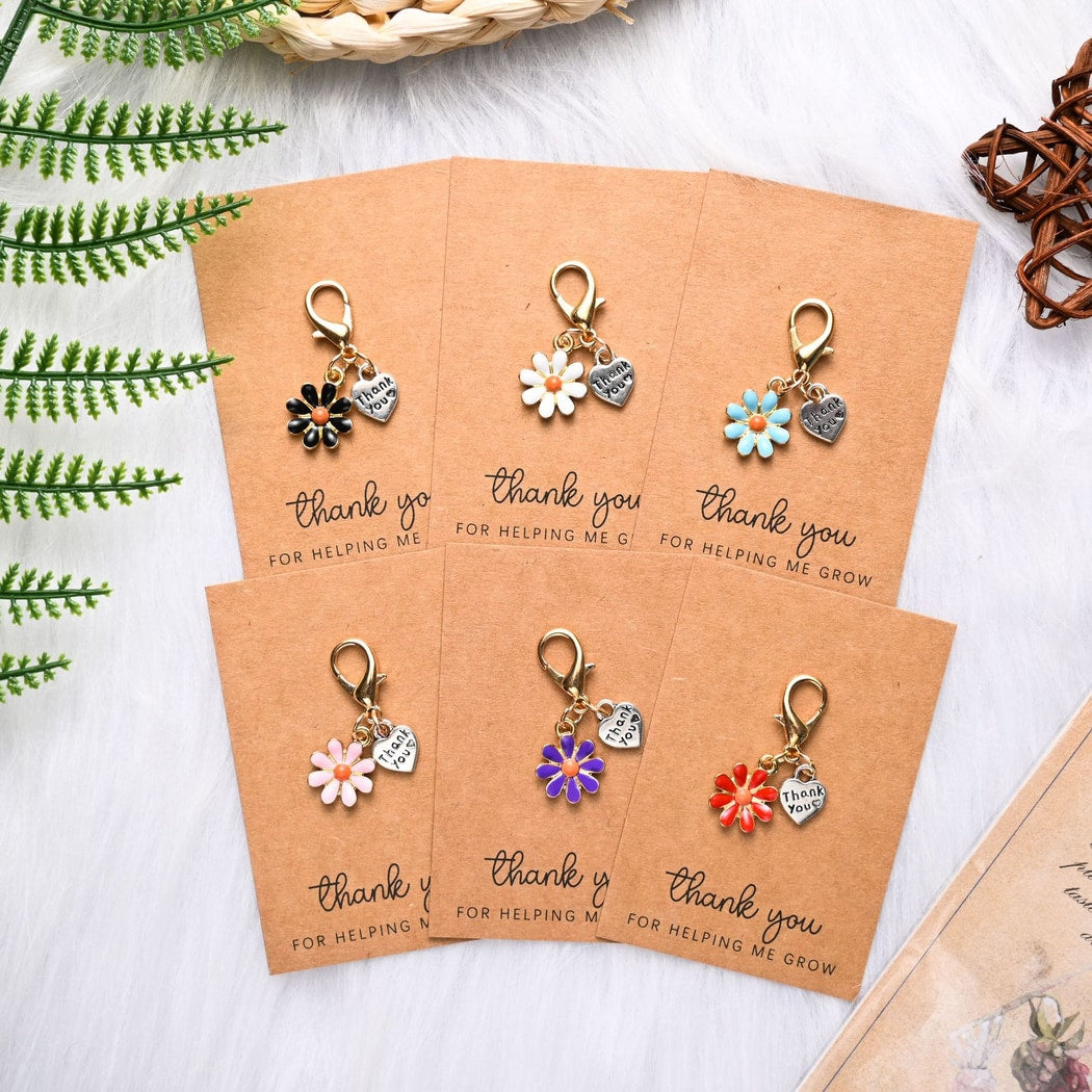 Taphug - Pocket Hug Flower and Heart Keychain