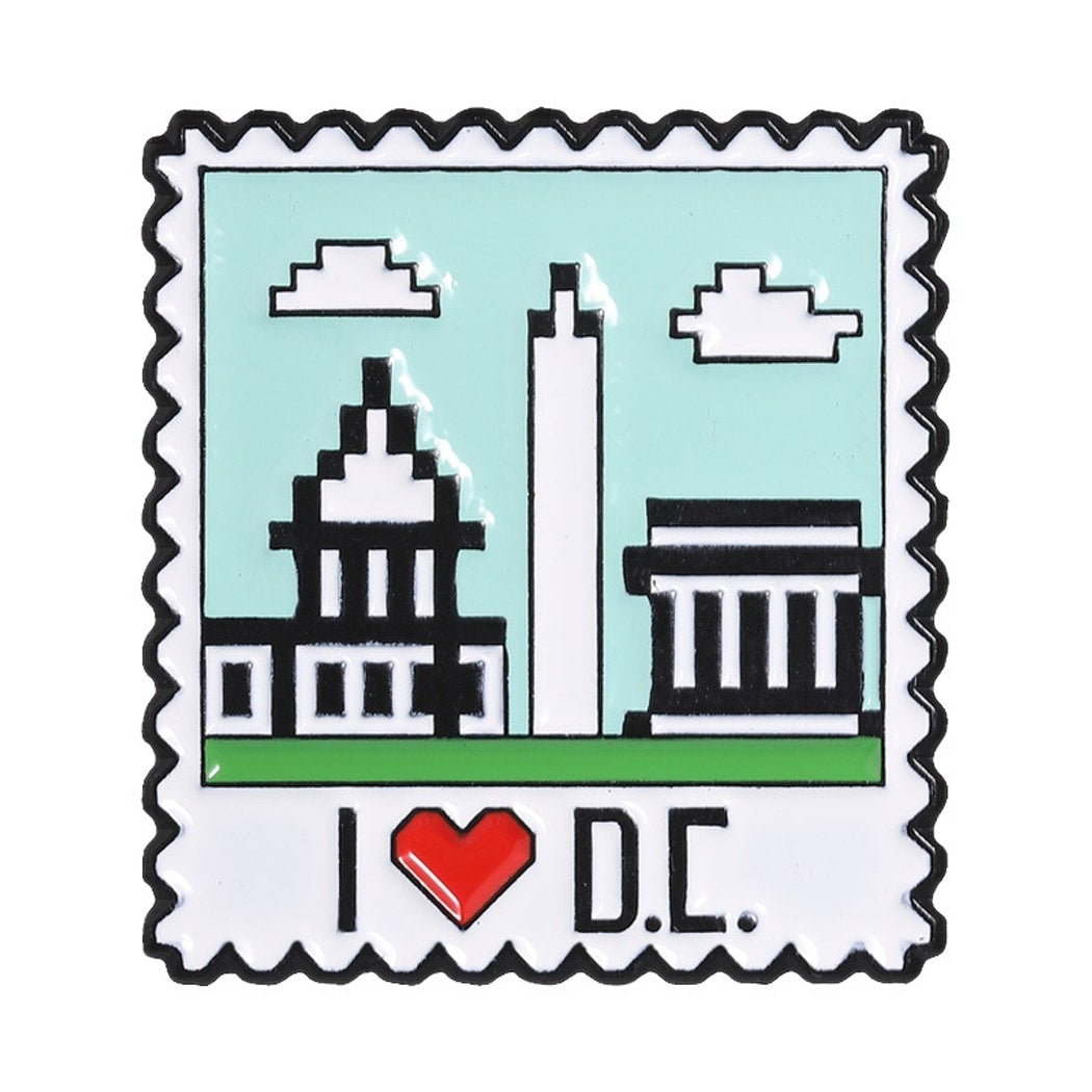 Pinori - Washington DC Landmark Souvenir Enamel Pin