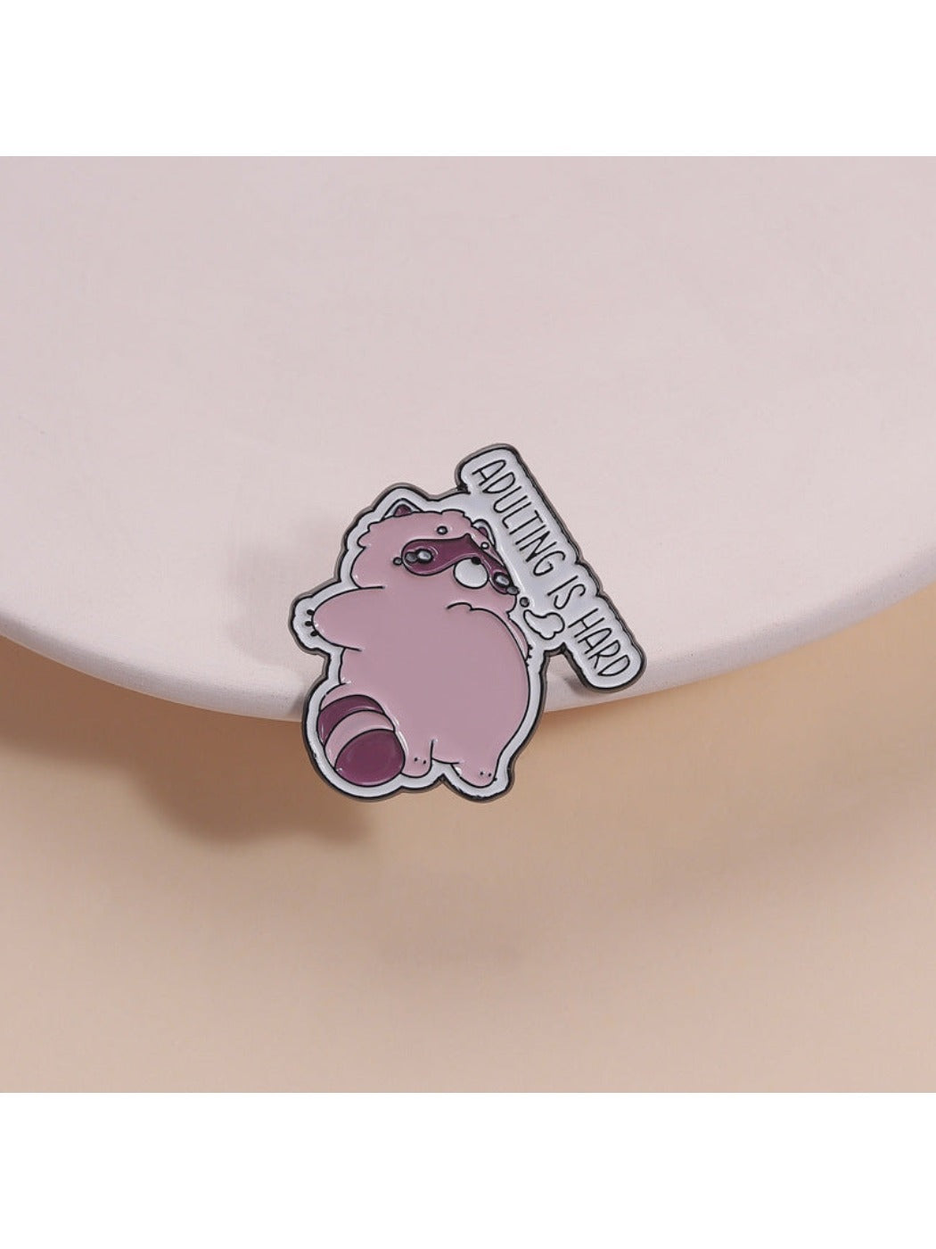 Pinori - Adorable Raccoon Lapel Pin