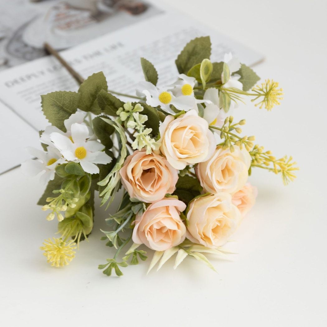 Roselle - Romantic Style Artificial Rose Bouquet