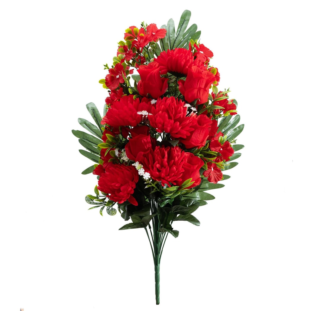 Roselle - Fan Form Artificial Flowers Bouquet