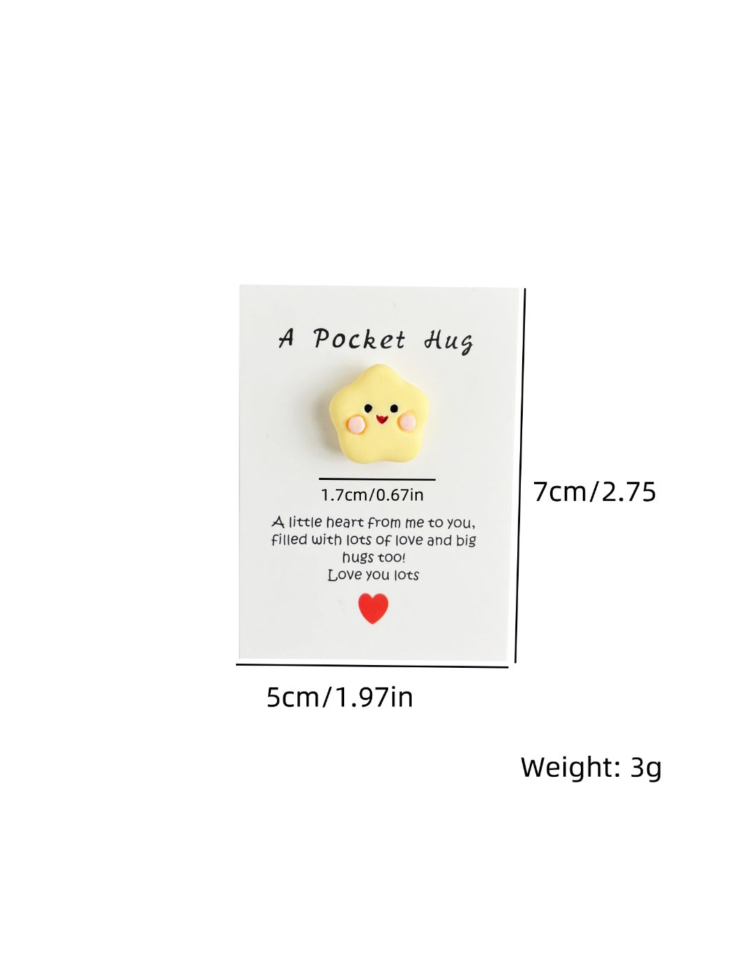 Taphug -  Pocket Hug Cloud and Star