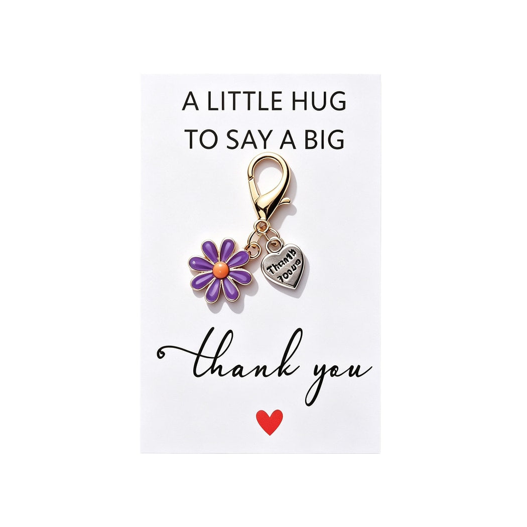 Taphug - Pocket Hug Flower Charm Token