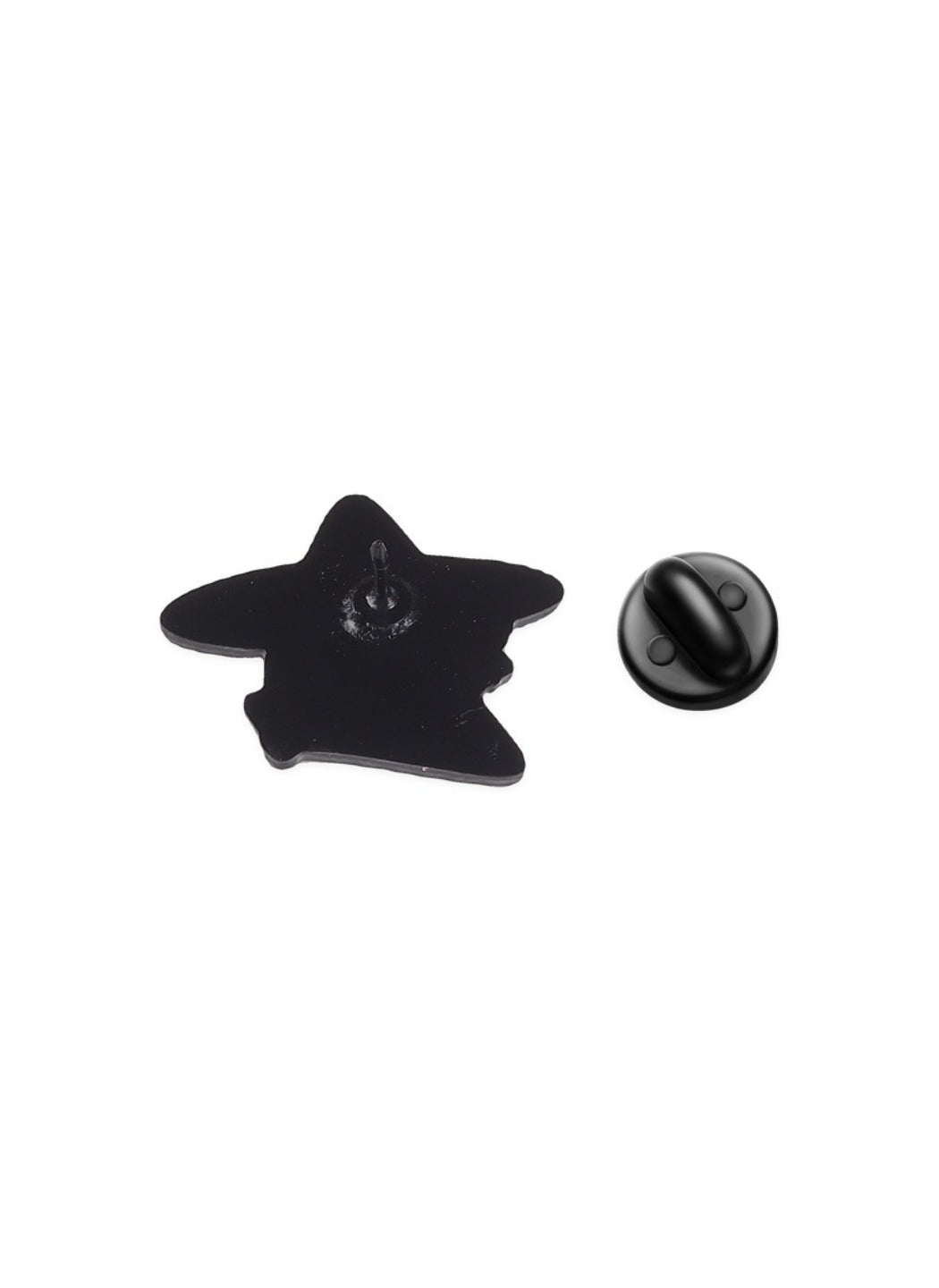 Pinori - Straw Hat Brooch Badge, Cute Cartoon Ghost Pin