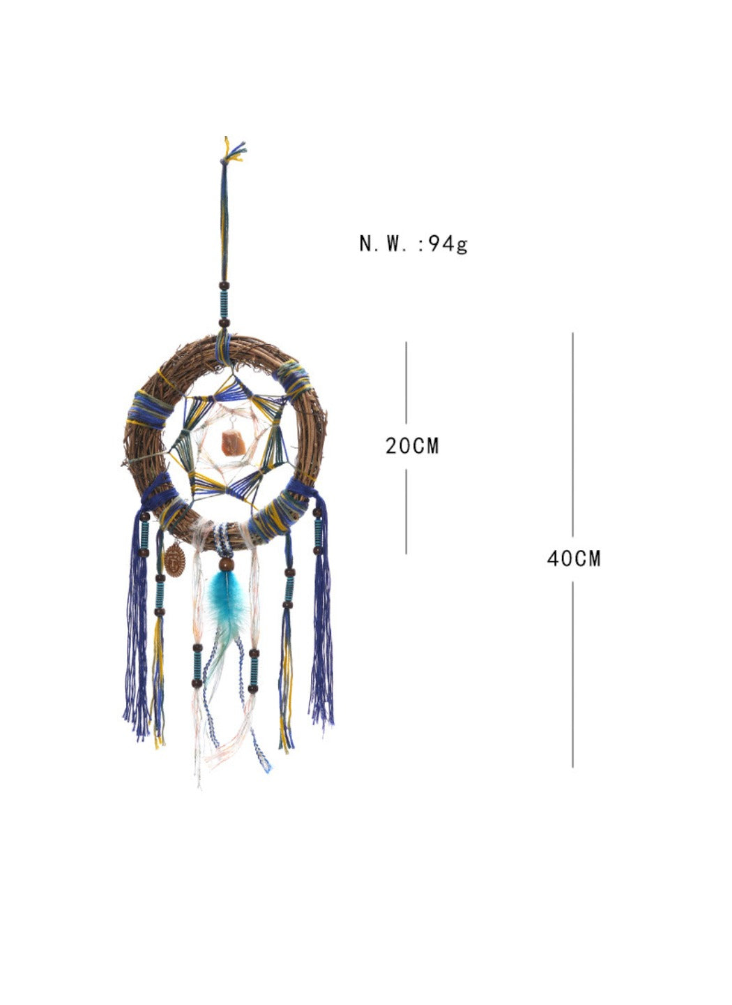 Somnira - Bohemian Plastic Bead Dreamcatcher