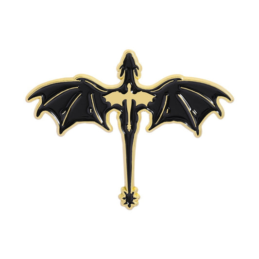 Pinori - Halloween Dark Style Dragon Silhouette Pin