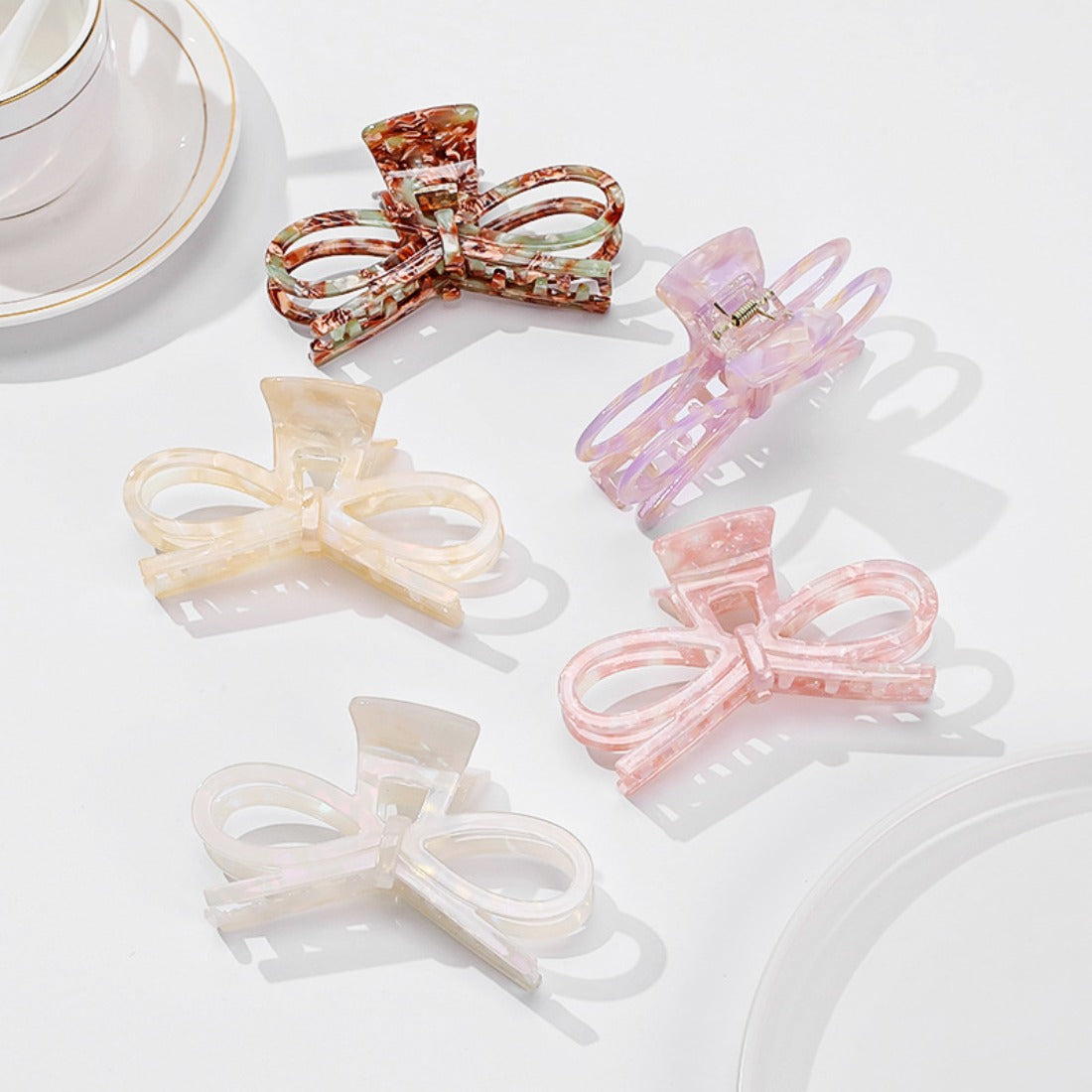 Cico - Bow-Shaped Acetate Hair Clip