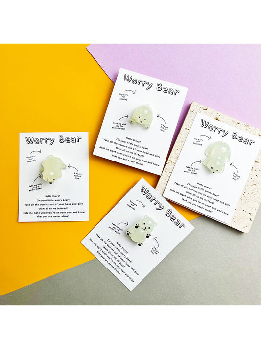 Taphug - Pocket Hug Worry Bear Comfort Card pocket hug card and keepsake token