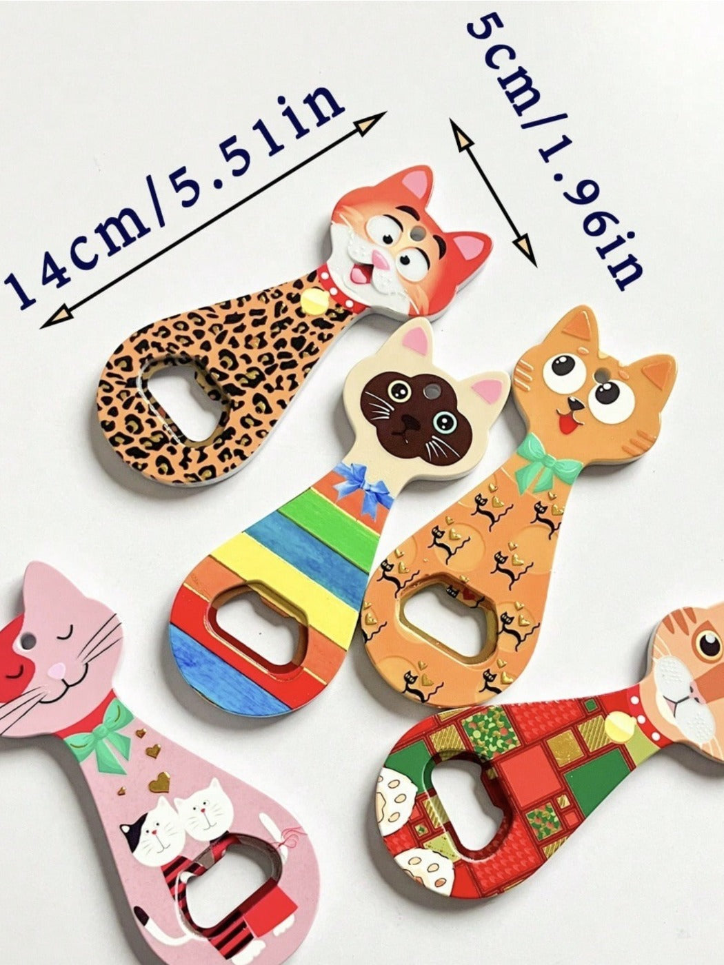 Thimara - Cartoon Cat Head Shape Bottle Opener