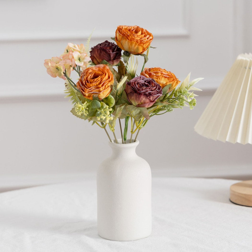 Roselle - Vibrant Decorative Rose Artificial Flowers