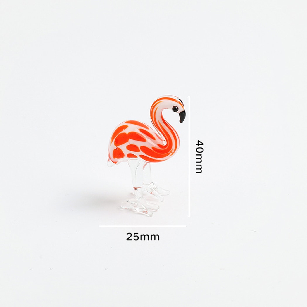 Glasira - Adorable Flamingos Table Ornament