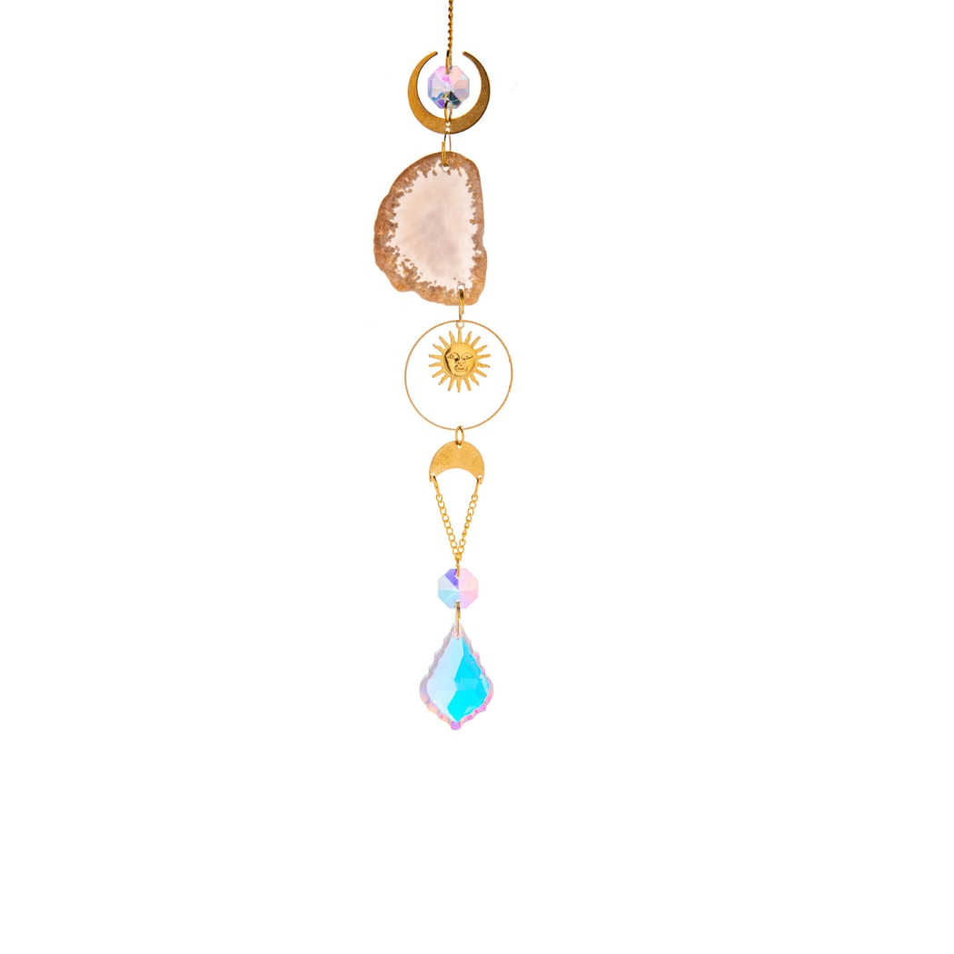 Somnira - Geometric Prism Window Hanging Suncatcher