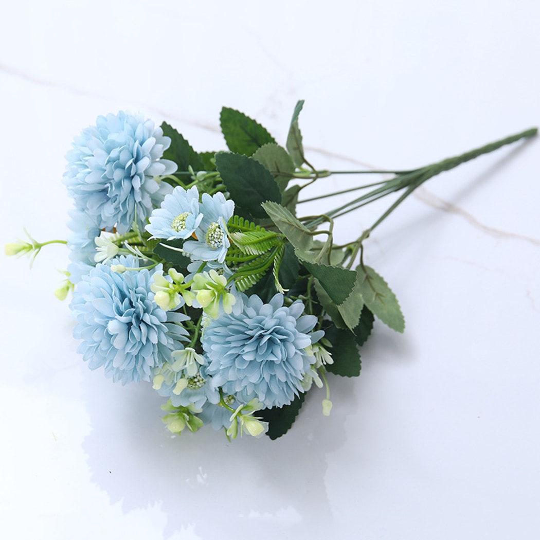 Roselle - Artificial Pompon Chrysanthemum Flower Bouquet