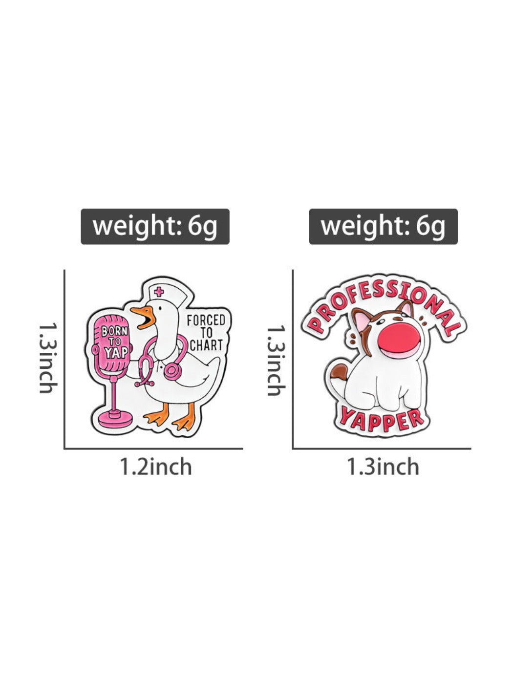 Pinori - Funny Animal Sound Mic Lapel Pin