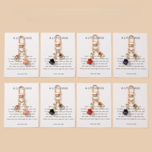 Taphug - Pocket Hug Rose Theme Keychain