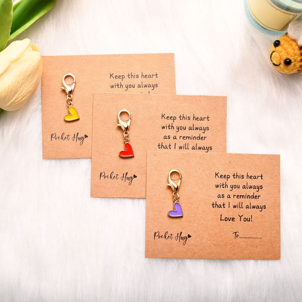 Taphug - Pocket Hug Simple Heart Keychain