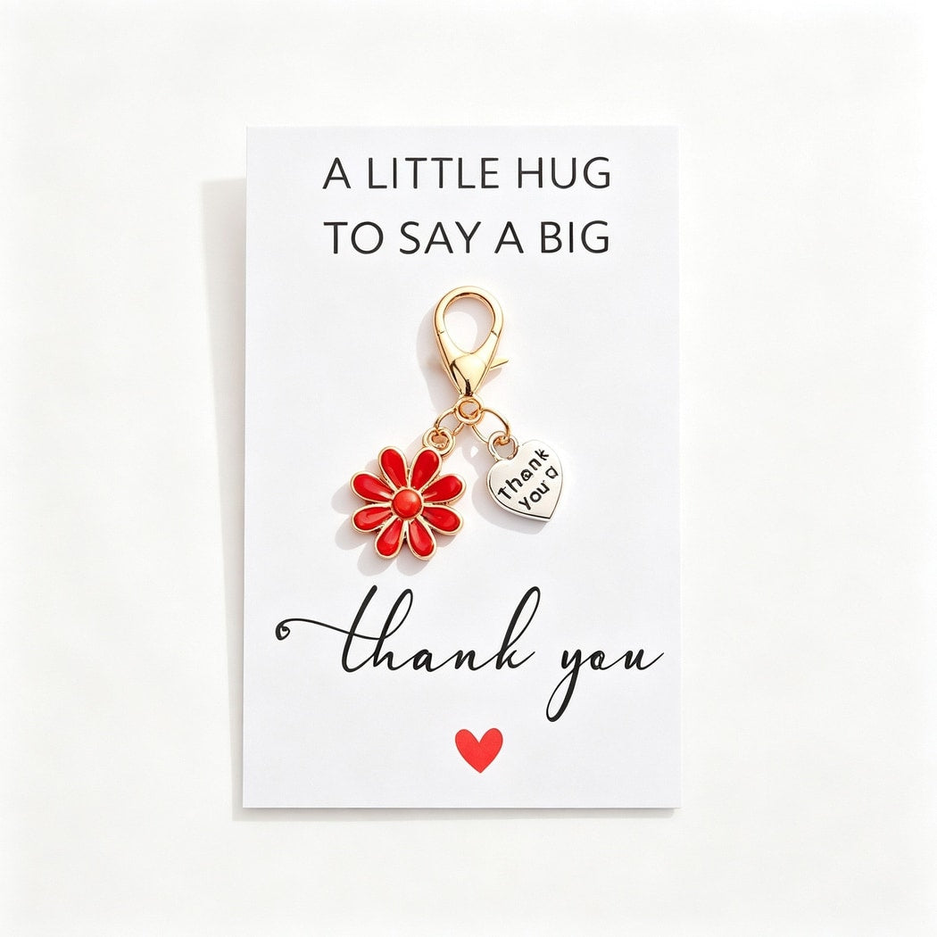 Taphug - Pocket Hug Flower Charm Token