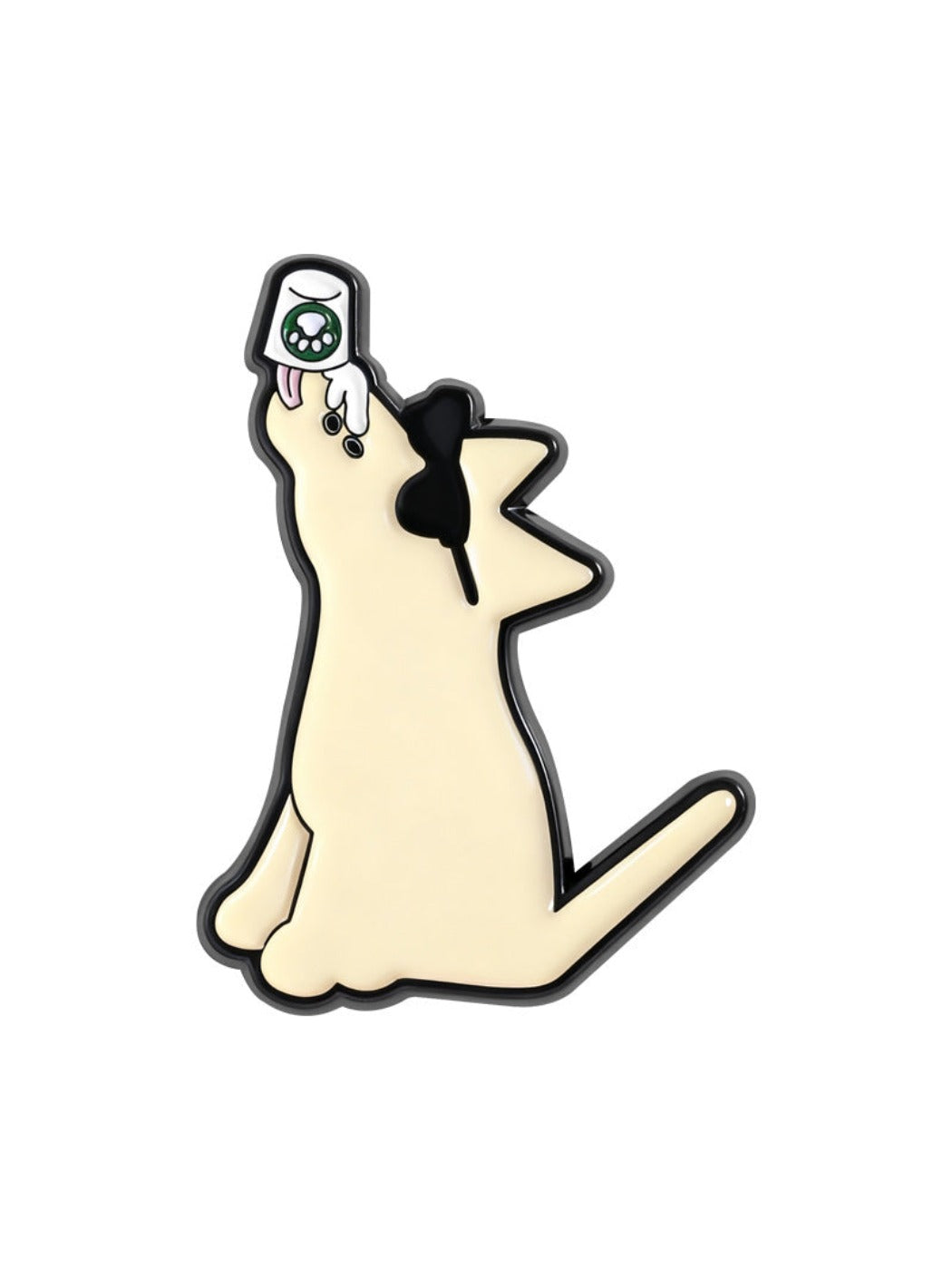 Pinori - Cartoon Rainbow Sunglasses Dog Brooch