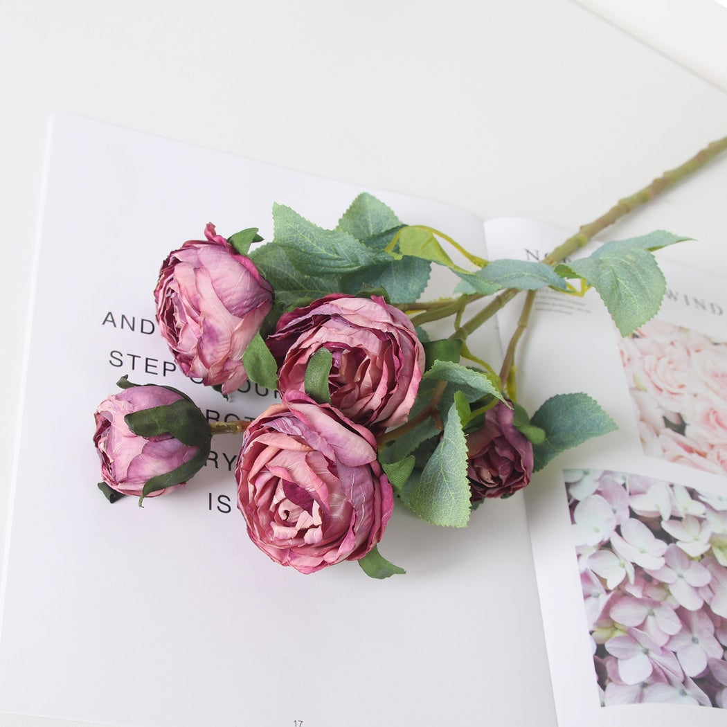 Roselle - Romantic Multi Tone Rose Artificial Bouquet