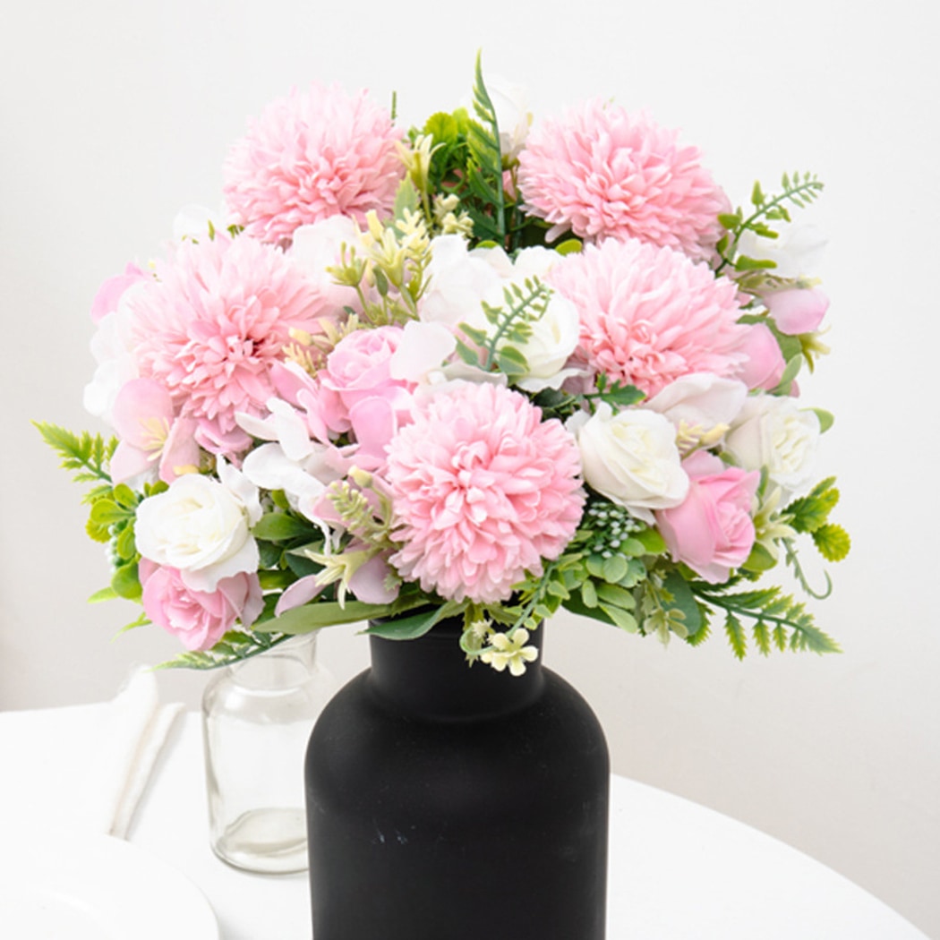 Roselle - Mixed Flowers Style Artificial Bouquet