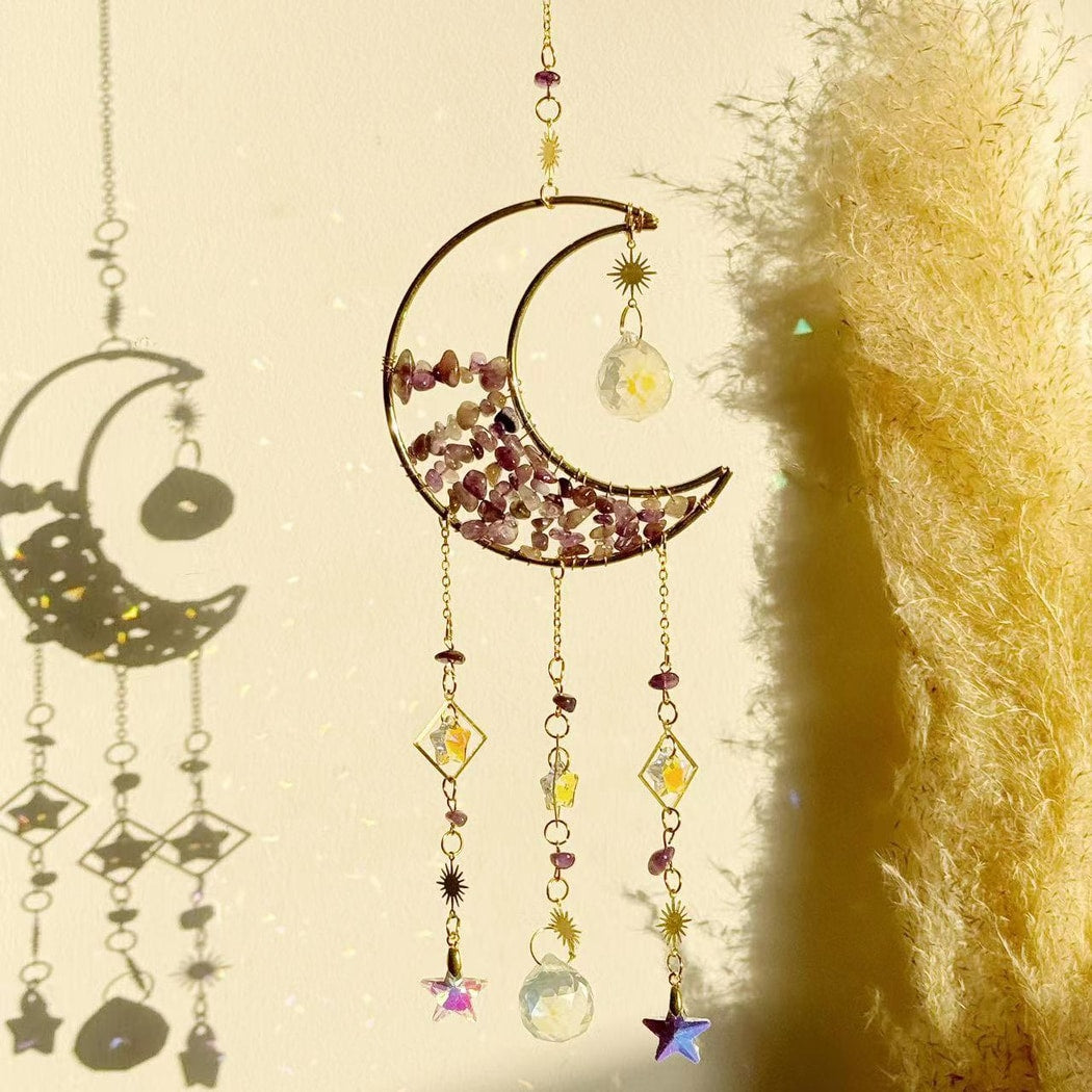 Somnira - Dreamy Moon Shaped Decorative Wind Chimes